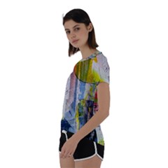 Short Sleeve Open Back T-Shirt 