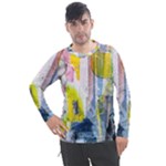 Graffiti Graphic Men s Pique Long Sleeve Tee