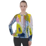 Graffiti Graphic Women s Pique Long Sleeve Tee