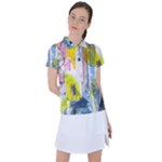 Graffiti Graphic Women s Polo Tee
