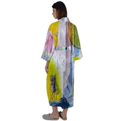 Maxi Satin Kimono 