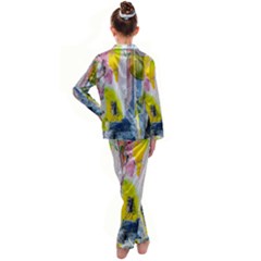 Kids  Satin Long Sleeve Pajamas Set 