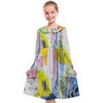 Graffiti Graphic Kids  Midi Sailor Dress