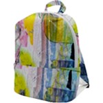 Graffiti Graphic Zip Up Backpack