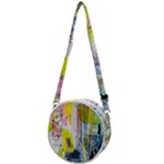 Graffiti Graphic Crossbody Circle Bag