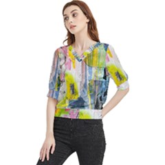 Quarter Sleeve Blouse 