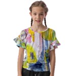 Graffiti Graphic Kids  Cut Out Flutter Sleeves