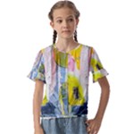 Graffiti Graphic Kids  Cuff Sleeve Scrunch Bottom Tee