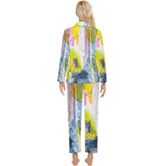 Womens  Long Sleeve Velvet Pocket Pajamas Set 