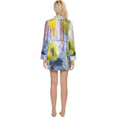 Long Sleeve Satin Robe 