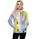 Graffiti Graphic Women s Lightweight Drawstring Hoodie