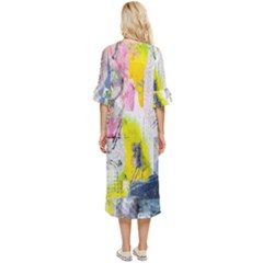 Double Cuff Midi Dress 