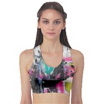 Graffiti Grunge Sports Bra