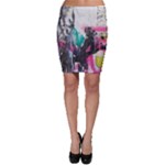 Graffiti Grunge Bodycon Skirt