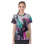 Graffiti Grunge Women s Cotton Tee