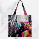 Zipper Grocery Tote Bag 