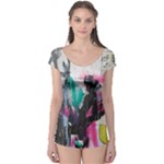 Graffiti Grunge Boyleg Leotard 