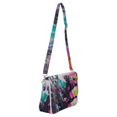 Shoulder Bag with Back Zipper 