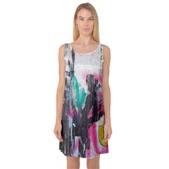 Sleeveless Satin Nightdress 