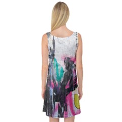 Sleeveless Satin Nightdress Back