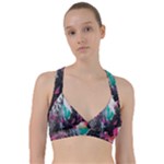 Graffiti Grunge Sweetheart Sports Bra