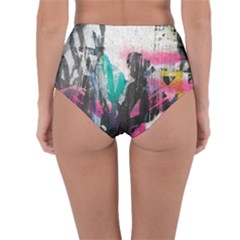 Reversible High-Waist Bikini Bottoms 