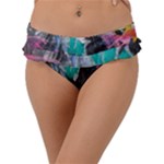 Graffiti Grunge Frill Bikini Bottom