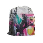 Graffiti Grunge Drawstring Pouch (XL)