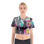 Graffiti Grunge Cotton Crop Top