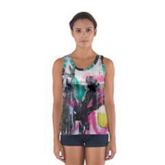 Graffiti Grunge Sport Tank Top  from ArtsNow.com