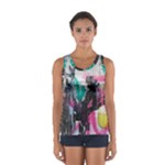 Graffiti Grunge Sport Tank Top 