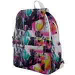 Graffiti Grunge Top Flap Backpack