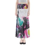 Graffiti Grunge Full Length Maxi Skirt