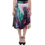 Graffiti Grunge Classic Midi Skirt