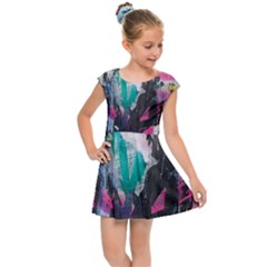 Kids  Cap Sleeve Dress 