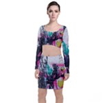 Graffiti Grunge Top and Skirt Sets