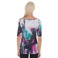 Wide Neckline T-Shirt 