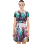 Graffiti Grunge Adorable in Chiffon Dress