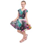 Graffiti Grunge Kids  Short Sleeve Dress