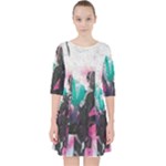 Graffiti Grunge Pocket Dress