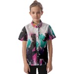 Graffiti Grunge Kids  Short Sleeve Shirt