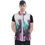 Graffiti Grunge Men s Puffer Vest