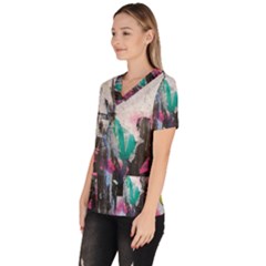 Women s V-Neck Scrub Top 