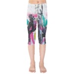 Graffiti Grunge Kids  Capri Leggings 