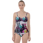 Graffiti Grunge Sweetheart Tankini Set