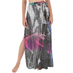 Graffiti Grunge Maxi Chiffon Tie-Up Sarong