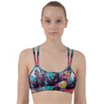 Graffiti Grunge Line Them Up Sports Bra