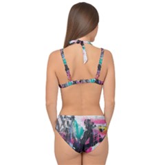 Double Strap Halter Bikini Set 