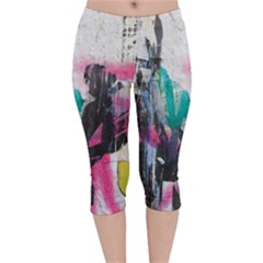 Velvet Capri Leggings  