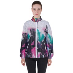 Women s High Neck Windbreaker 